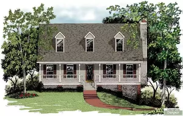 image of southern house plan 6259